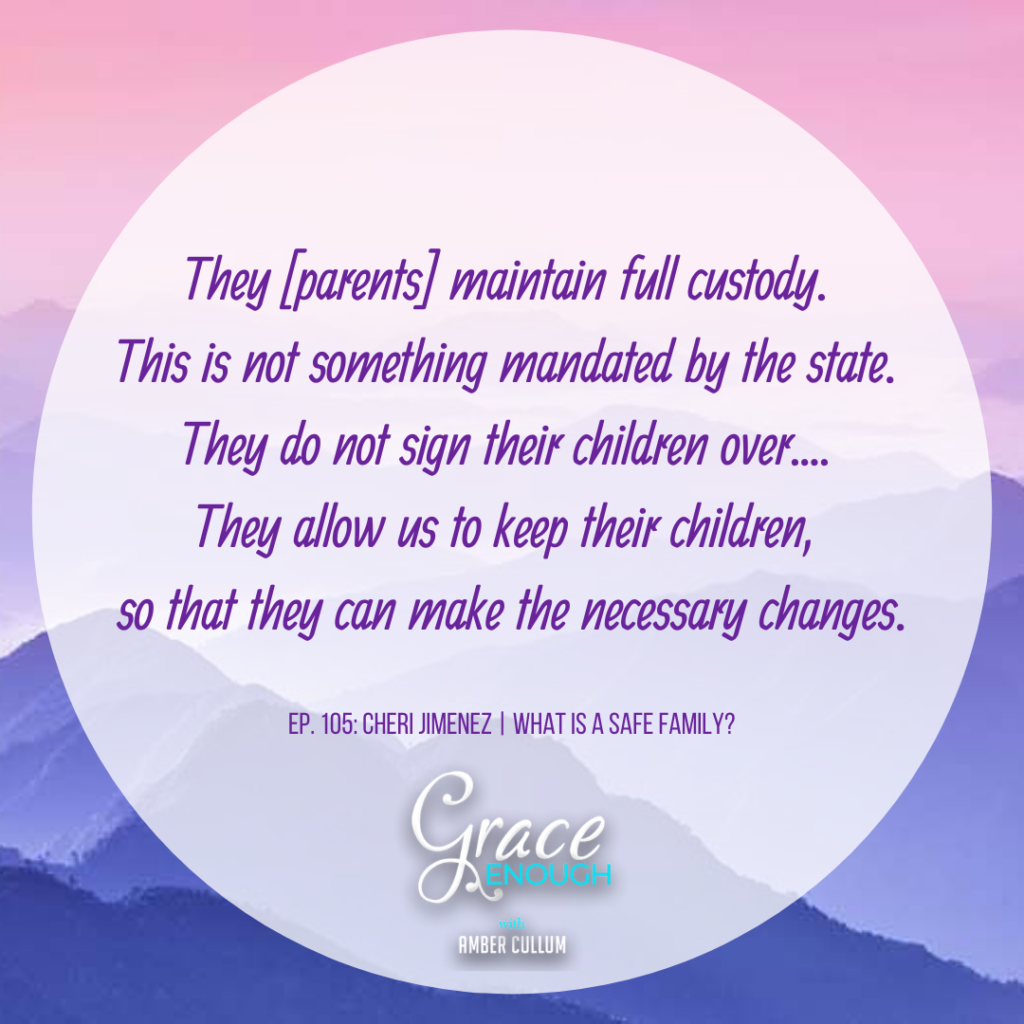 Cheri Jimenez Quote about Safe Families for Children