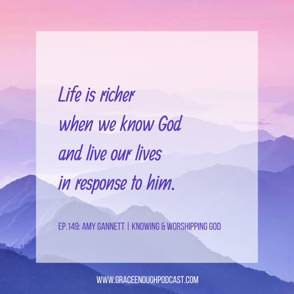 Life is richer when we know God and live our lives in response to him.