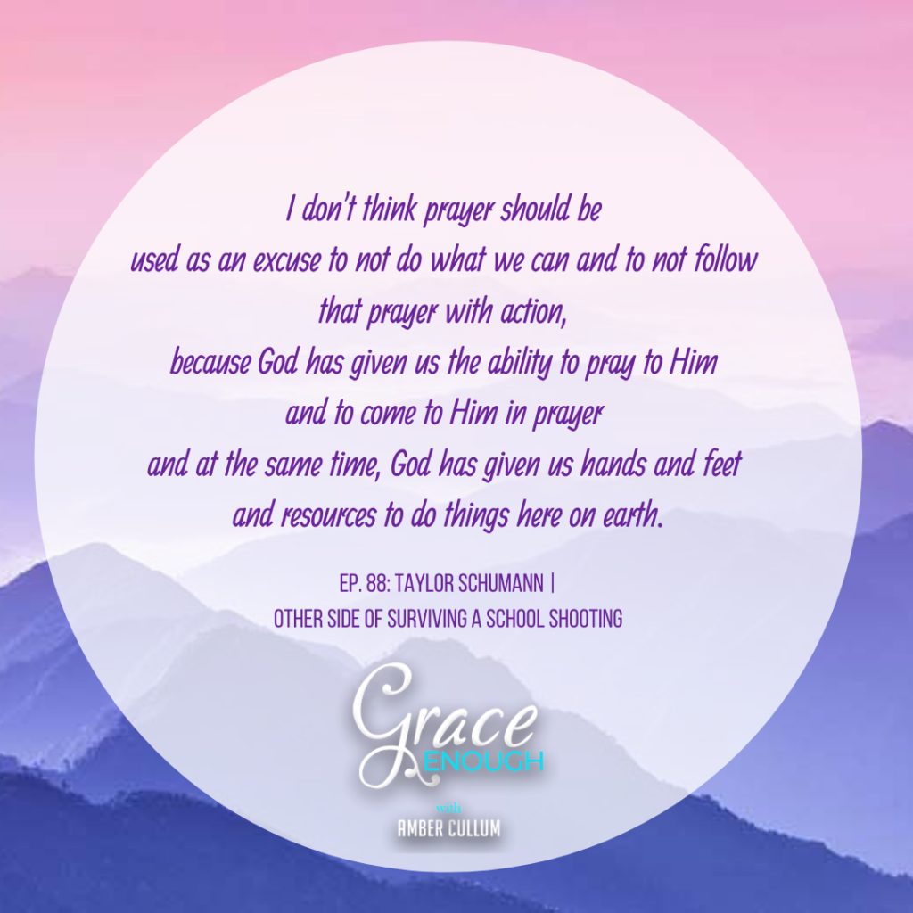Taylor Schumann Quote for Grace Enough Podcast