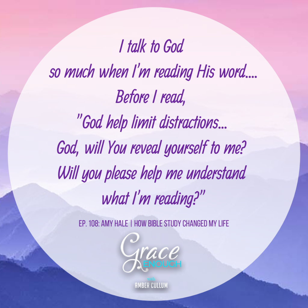I talk to God while I am reading His Word