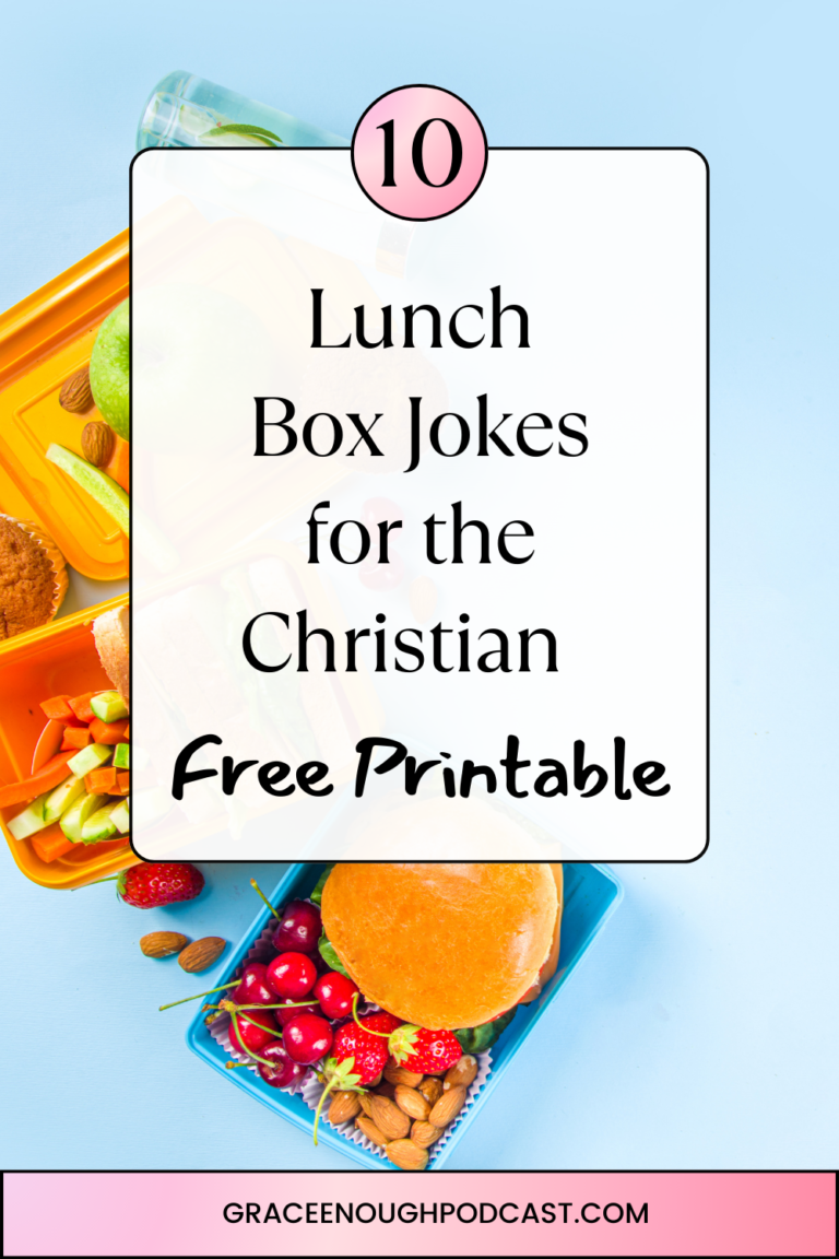 Christian Lunch Box Jokes: Free Printable